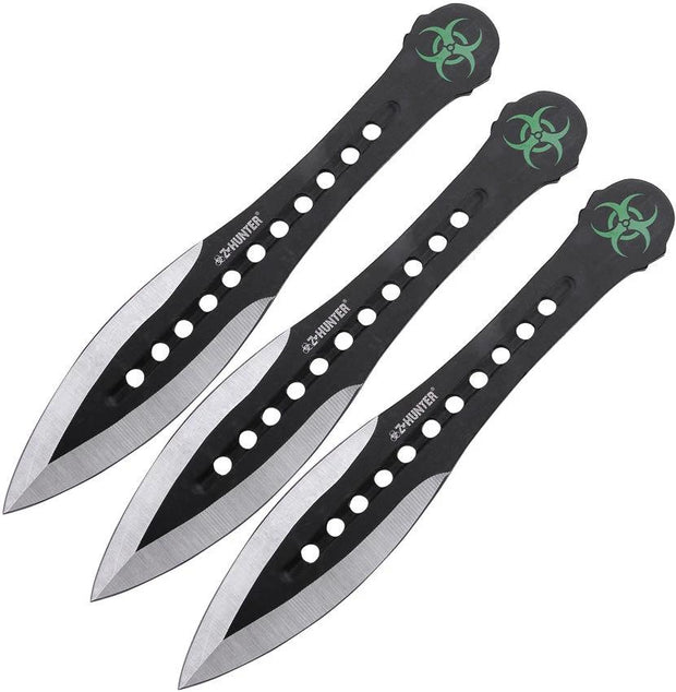 Z-Hunter Three Piece Throwing Knife Set ZB-163-3BK by Z-Hunter