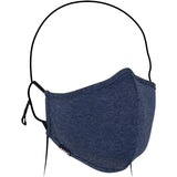 Zan Headgear Adjustable Face Mask Navy FMA284 - Cotton With Adjustable Ear Loops And Nose Bridge PM2.5 Filter by Zan Headgear