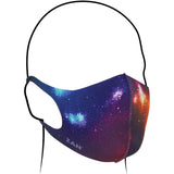 Zan Headgear Face Mask Two Pack Orion And Solid Black - Flexible Breathable One Size Fits Most by Zan Headgear