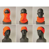 Zan Headgear SportFlex Motley Tube Orange TL142 - Four Way Stretch Moisture Wicking All Season Wear by Zan Headgear
