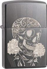 Zippo Fancy Skull Lighter 29883 by Zippo