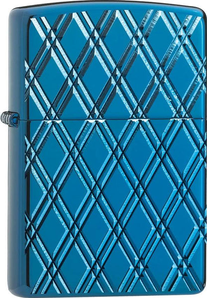 Zippo Blue Diamonds Lighter 29964 by Zippo