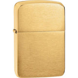 Zippo Vintage Brass 1941B Lighter - Collectible Replica with Brushed Finish, Boxed by Zippo