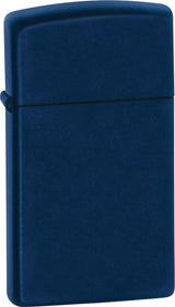 Zippo Slim Lighter Navy Matte 1639 Durable Windproof Travel Size Gift for Outdoor Enthusiasts by Zippo