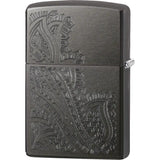 Zippo Iced Paisley Lighter 29431 - Windproof USA Made With Lifetime Guarantee For Collectors by Zippo