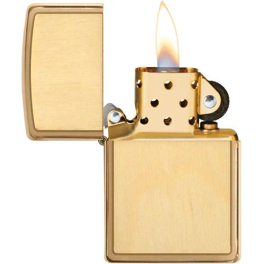 Zippo Woodchuck Birch Lighter - Brushed Brass Finish Eco Friendly Buy One Plant One Tree Program by Zippo