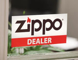 Zippo Window Cling Removable Reusable Easy To Apply On Any Window Or Glass Surface 8.5 By 4 Inches For Zippo Fans by Zippo