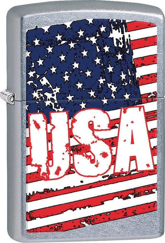 Zippo USA Flag Lighter 207-077466 by Zippo