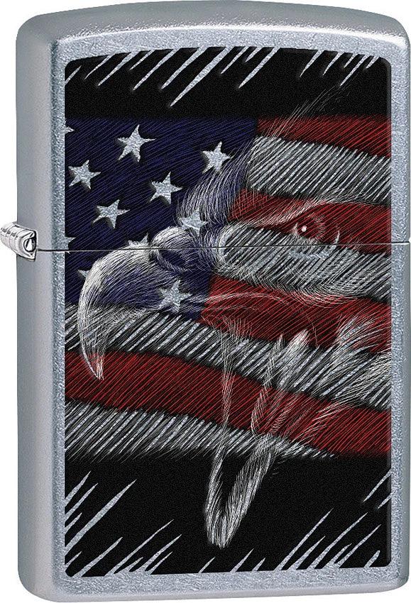 Zippo Eagle/Flag Lighter 207-077483 by Zippo