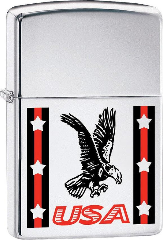 Zippo USA Ribbon/Eagle Lighter 250-077564 by Zippo