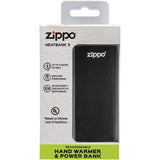 HeatBank 3 Rechargeable Hand Warmer Dual Sided Heating And Portable USB Power Bank For Outdoors by Zippo
