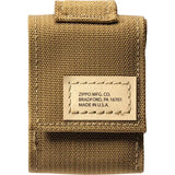 Zippo Lighter Gift Set With Tactical Pouch Black Crackle Finish - Windproof All Metal For Outdoor Enthusiasts by Zippo