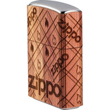 Zippo Woodchuck Lighter With Laser Cut Real Wood Emblem 49331 - Eco Friendly Plant One Tree Program by Zippo