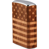 Zippo Woodchuck Lighter - Real Wood Emblem Design For Outdoor Enthusiasts Supports Forest Restoration by Zippo