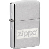 Zippo Lighter And Flask Gift Set Brushed Chrome - Travel Ready With 3 Oz Stainless Flask Included by Zippo