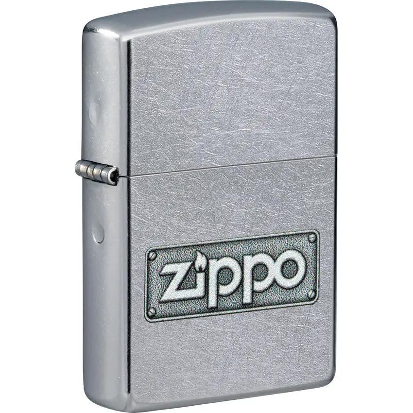 Zippo Lighter And Knife Set 49391 - Brushed Stainless Gift Boxed For Outdoorsmen Campers by Zippo