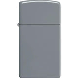 Zippo Slim Lighter No Logo Compact Windproof Everyday Carry Flat Gray Sleek Durable Gift by Zippo