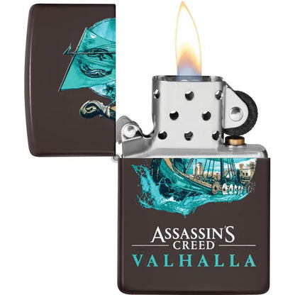Zippo Assassin's Creed Valhalla Windproof Lighter 49757 Collectors Edition - Officially Licensed Gift Boxed For Gamers by Zippo