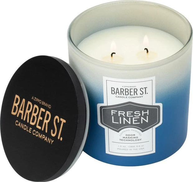 Zippo Barber Street Candle Linen 70037 by Zippo