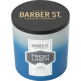 Zippo Barber Street Linen Candle - Long Lasting 55 Hour Burn With Odor Masking For Fresh Linen Scent by Zippo
