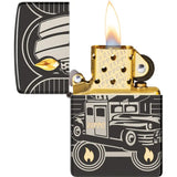 Zippo Car 75th Anniversary Lighter - Black Ice Finish Gift Boxed For Collectors And Enthusiasts by Zippo