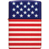 Zippo Stars And Stripes Lighter - Iconic American Flag Design For Patriots And Collectors by Zippo