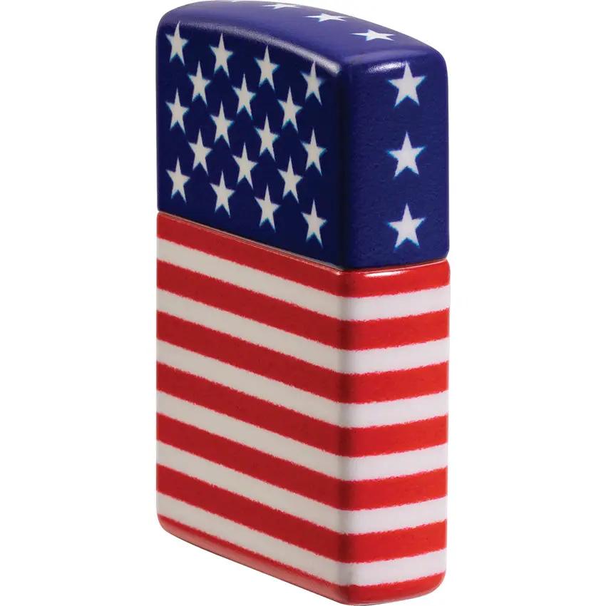 Zippo Stars And Stripes Lighter - Iconic American Flag Design For Patriots And Collectors by Zippo
