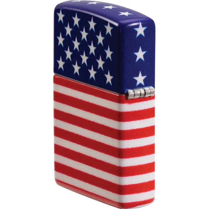 Zippo Stars And Stripes Lighter - Iconic American Flag Design For Patriots And Collectors by Zippo