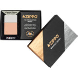 Zippo Bi-Metal Collectible Lighter - Sterling Silver And Copper Finish With Gift Box For Collectors by Zippo