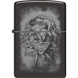 Zippo Clown Lighter 48914 - High Polish Black Ice Finish Boxed Gift For Collectors by Zippo