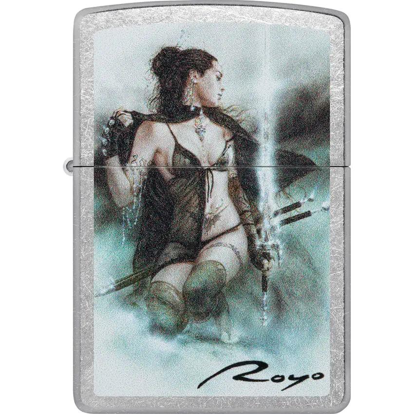 Zippo Luis Royo Street Chrome Lighter - Collectible Art Edition in Boxed Gift Set by Zippo