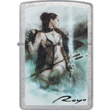 Zippo Luis Royo Street Chrome Lighter - Collectible Art Edition in Boxed Gift Set by Zippo