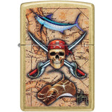 Zippo Guy Harvey Lighter 48966 - Street Brass Finish Boxed Gift for Anglers and Collectors by Zippo