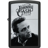 Zippo Johnny Cash Lighter Black Matte - Collectible Gift For Fans And Collectors With Durable Everyday Use by Zippo