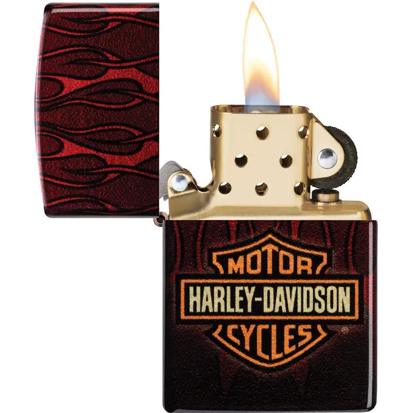 Zippo Harley-Davidson Lighter - Officially Licensed 540 Fusion Design Brass Boxed For Motorcycle Fans by Zippo