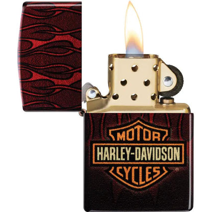 Zippo Harley-Davidson Lighter - Officially Licensed 540 Fusion Design Brass Boxed For Motorcycle Fans by Zippo