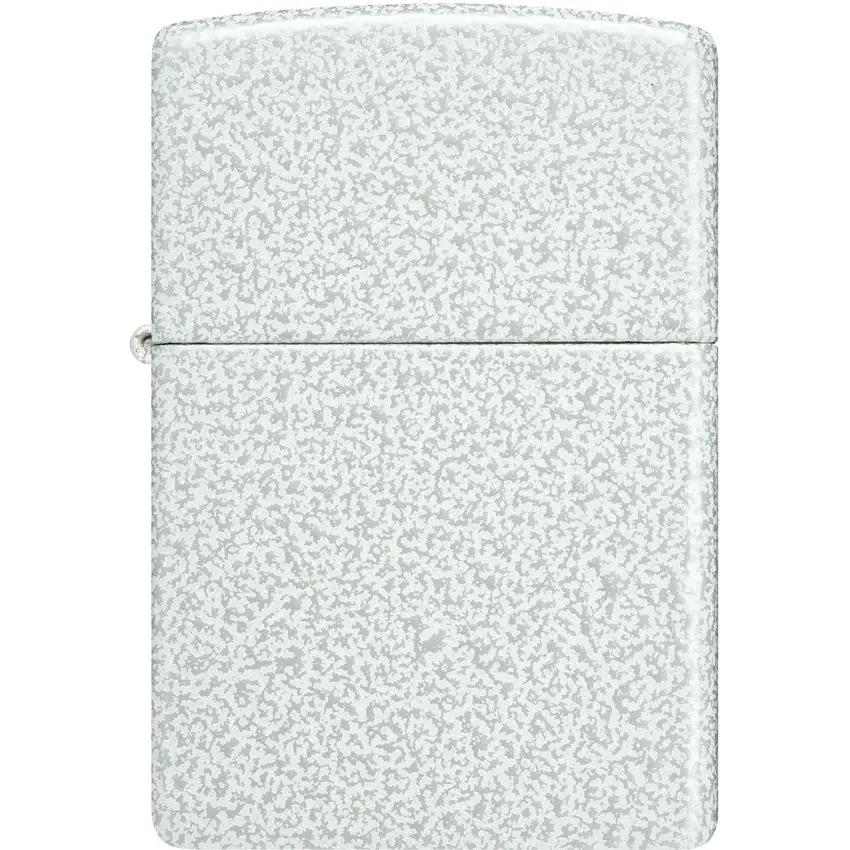 Zippo Glacier Classic Lighter Icy Frost Finish With Windproof Performance Gift Boxed For Collectors by Zippo