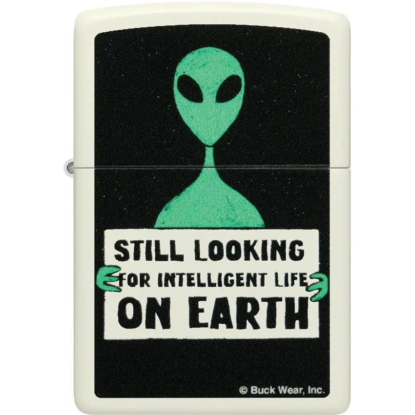 Zippo Buck Wear Alien Lighter - Glow In The Dark Edition For Collectors And Gift Seekers by Zippo