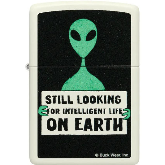 Zippo Buck Wear Alien Lighter - Glow In The Dark Edition For Collectors And Gift Seekers by Zippo