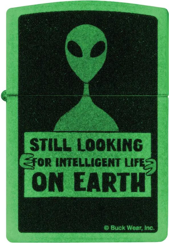 Zippo Buck Wear Alien Lighter - Glow In The Dark Edition For Collectors And Gift Seekers by Zippo