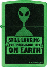 Zippo Buck Wear Alien Lighter - Glow In The Dark Edition For Collectors And Gift Seekers by Zippo