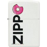 Zippo Lighter Frosted White Matte 46240 - Sleek Low-Glare Finish For Everyday Carry And Gift by Zippo