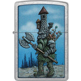 Zippo Castle Troll Lighter - Street Chrome Finish Collectible Fantasy Fire Starter For Troll Fans by Zippo