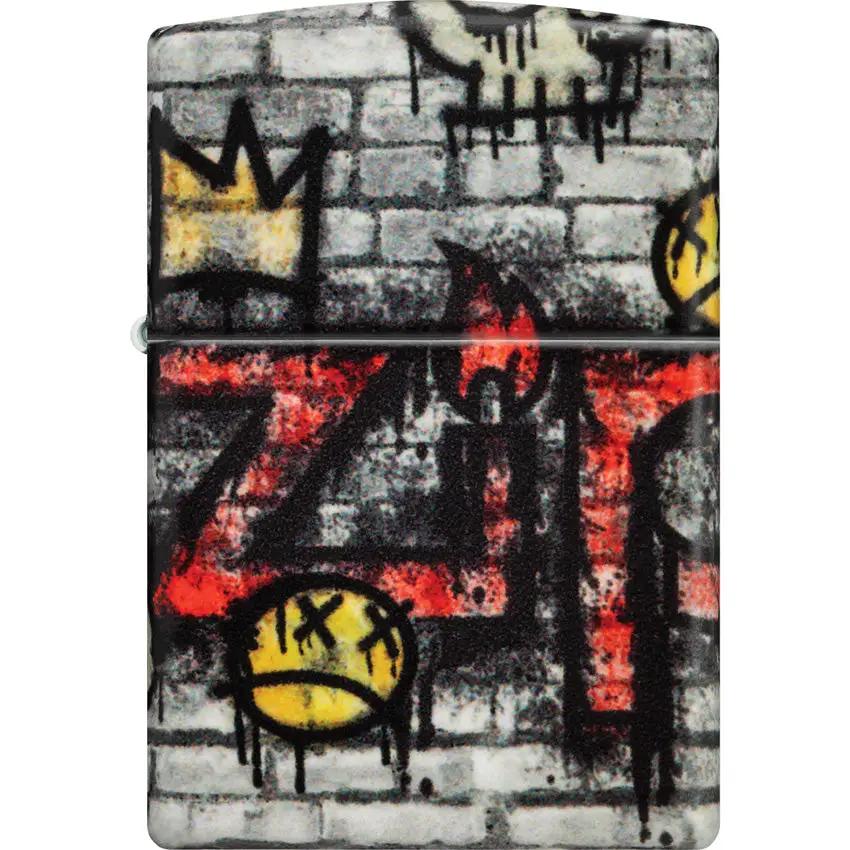 Zippo Graffiti King Lighter 46282 - Vibrant 540 Color Process Boxed For Collectors by Zippo