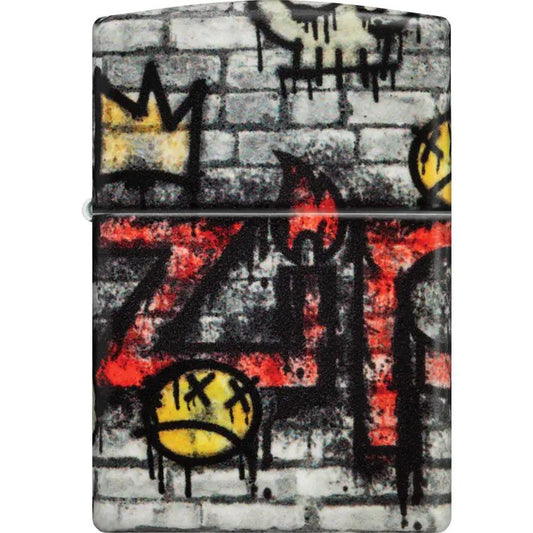 Zippo Graffiti King Lighter 46282 - Vibrant 540 Color Process Boxed For Collectors by Zippo