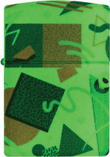 Zippo 80s Throwback Lighter - Glow In The Dark Finish Gift For Retro Collectors And Nostalgia Fans by Zippo