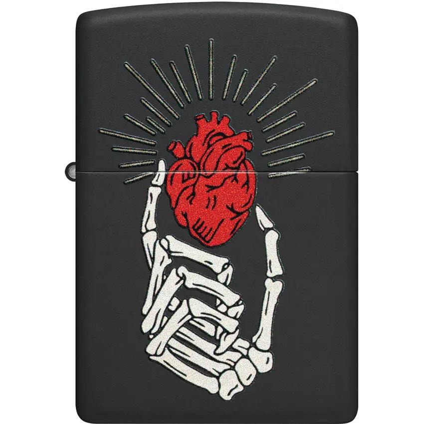 Zippo Undying Love Lighter - Black Matte Finish Gift Boxed for Collectors and Romantic Gifting by Zippo