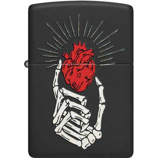 Zippo Undying Love Lighter - Black Matte Finish Gift Boxed for Collectors and Romantic Gifting by Zippo
