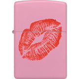 Zippo Smooches Pink Matte Lighter Gift Ready Compact Accessory With Stylish Durable Premium Finish by Zippo