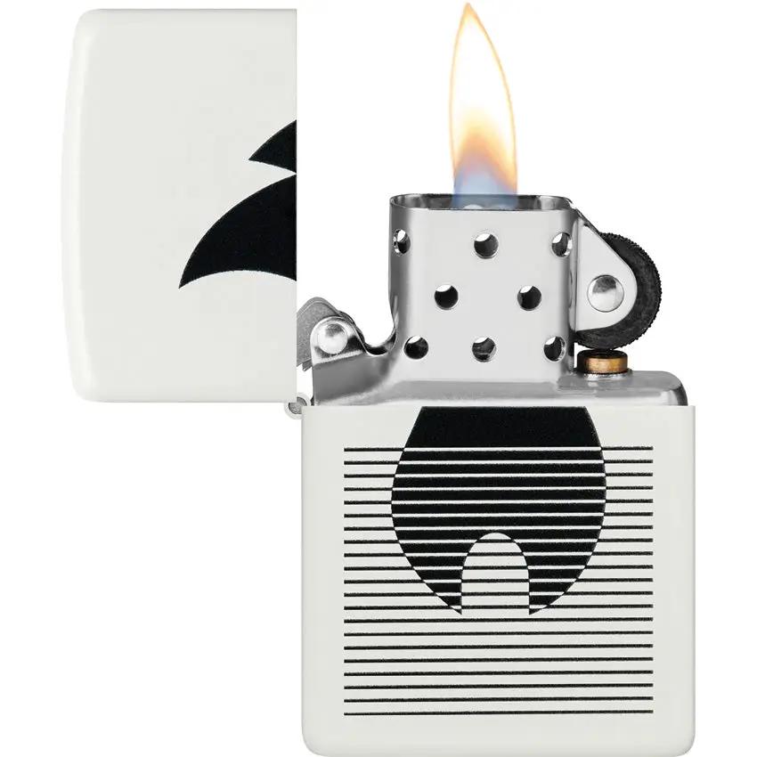 Zippo Flame Gradient Lighter White Matte - Gift Boxed For Collectors And Smokers With Premium Durability by Zippo